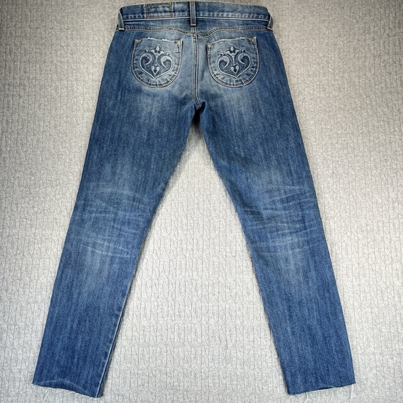 SIWY holiday collection 2015 low rise Women (26/28X26)whiskered blue jeans pants - Picture 13 of 13